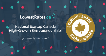 We won the High-Growth Entreprenuership Award from Startup Canada!